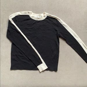 Zara black and white knit